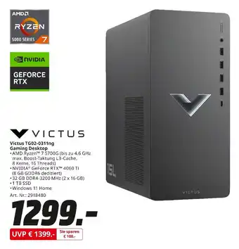 MediaMarkt Victus victus tg02-0311ng gaming desktop Angebot