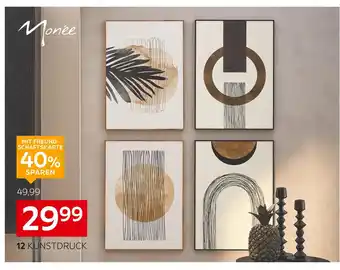 XXXLutz Monée kunstdruck auf leinwand „abstrakt“ Angebot