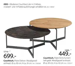 Zurbrüggen Couchtisch Angebot