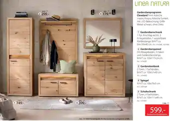 Zurbrüggen Linea natura garderobenprogramm cleveland Angebot