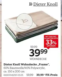XXXLutz Dieter knoll wohndecke „frame“ Angebot