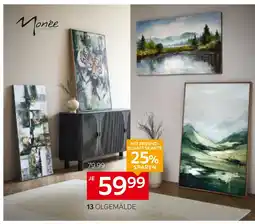 XXXLutz Monée ölgemälde „tiger“, „abstrakt“ oder „landschaft“ Angebot