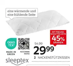 XXXLutz Sleeptex nackenstützkissen „verdello“ Angebot