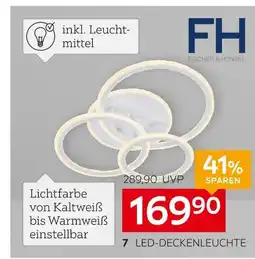 XXXLutz Fischer & honsel led-deckenleuchte Angebot
