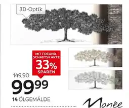 XXXLutz Monée ölgemälde „baum“ Angebot
