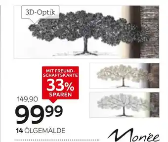 XXXLutz Monée ölgemälde „baum“ Angebot