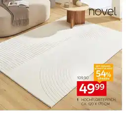 XXXLutz Novel hochflorteppich fade ca. 80 x 150 cm Angebot