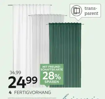 XXXLutz Bio:vio fertigvorhang „elina“ Angebot