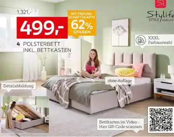 XXXLutz Stylife polsterbett inkl. bettkasten Angebot
