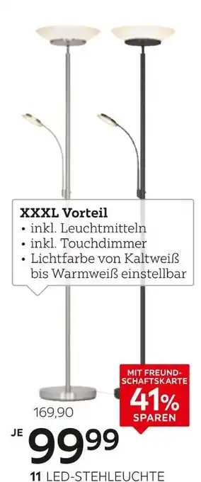XXXLutz Novel led-stehleuchte Angebot