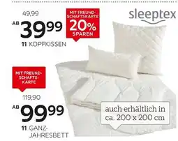 XXXLutz Sleeptex ganzjahresbett Angebot