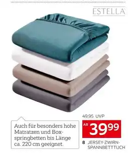 XXXLutz Estella jersey-zwirn-spannbetttuch Angebot