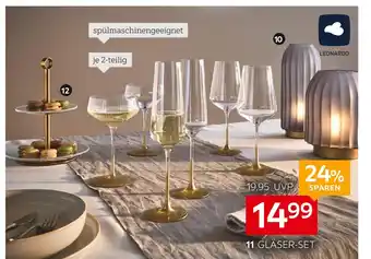 XXXLutz Leonardo gläser-set „puccini gold“ Angebot