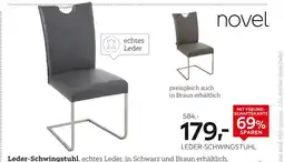 XXXLutz Novel leder-schwingstuhl Angebot
