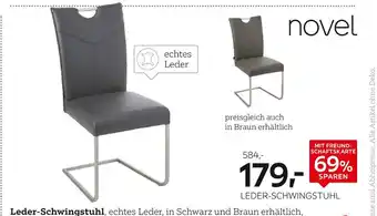XXXLutz Novel leder-schwingstuhl Angebot