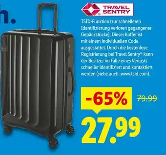 Lidl Travel sentry koffer Angebot