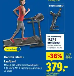 Lidl Horizon fitness laufband Angebot