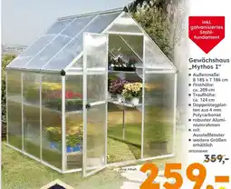 Globus Baumarkt Gewächshaus mythos i Angebot