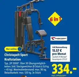 Lidl Christopeit sport germany christopeit sport kraftstation Angebot