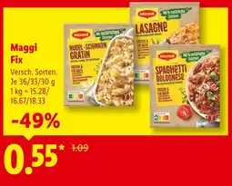 Lidl Maggi nudel-schinken gratin Angebot