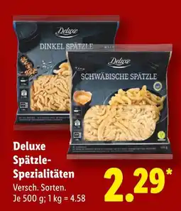 Lidl Deluxe dinkel spätzle Angebot