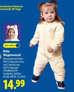Lidl Baby wagenoverall Angebot