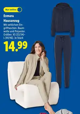 Lidl Esmara hausanzug Angebot