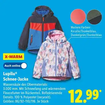 Lidl Lupilu schnee-jacke Angebot