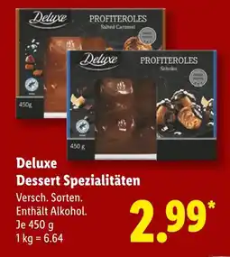 Lidl Deluxe dessert spezialitäten Angebot