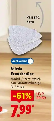 Lidl Vileda ersatzbezüge Angebot
