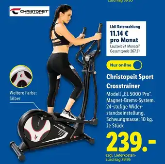 Lidl Christopeit sport sport crosstrainer Angebot