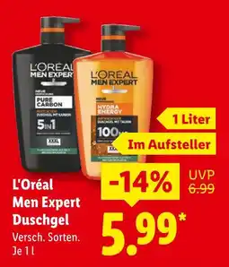 Lidl L'oréal men expert pure carbon duschgel Angebot