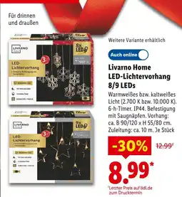 Lidl Livarno home led-lichtervorhang 8 leds Angebot