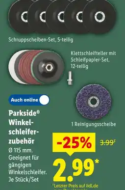 Lidl Parkside schruppscheiben-set Angebot