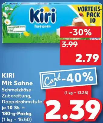 Kaufland KIRI Mit Sahne Angebot