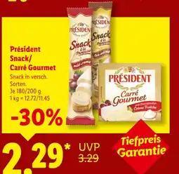 Lidl Président snack mild-cremig Angebot