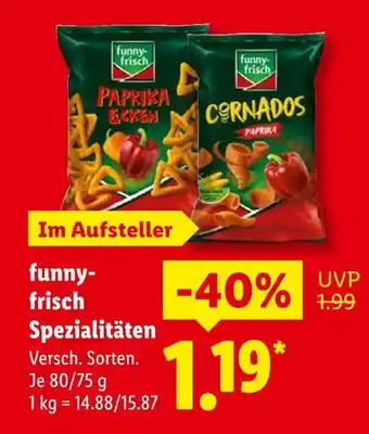 Lidl Funny-frisch paprika ecken Angebot