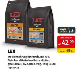 Das Futterhaus Lex trockenfutter pute Angebot