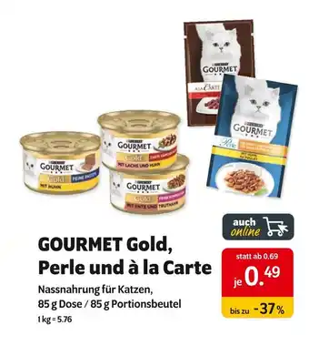 Das Futterhaus Gourmet gold perle und à la carte Angebot