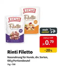 Das Futterhaus Rinti filetto leichter genuss Angebot