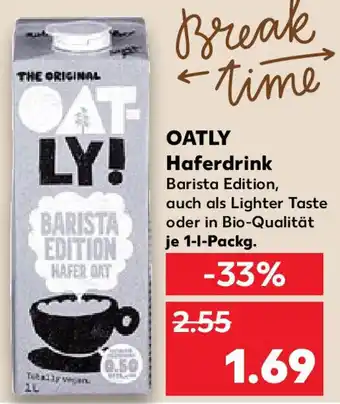 Kaufland OATLY Haferdrink Angebot
