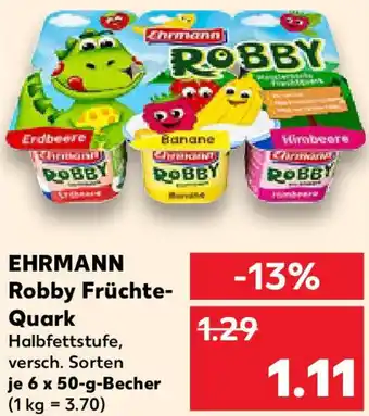 Kaufland EHRMANN Robby Früchte Quark Angebot