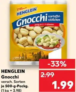Kaufland HENGLEIN Gnocchi Angebot
