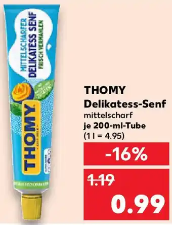 Kaufland THOMY Delikatess-Senf Angebot