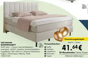 Hardeck Oschmann boxspringbett Angebot