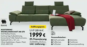Hardeck Musterring wohnlandschaft mr 270 Angebot