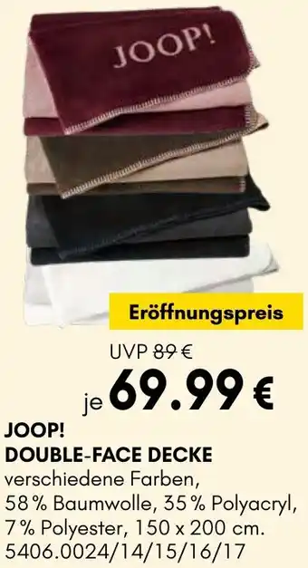 Hardeck Joop! double-face decke Angebot