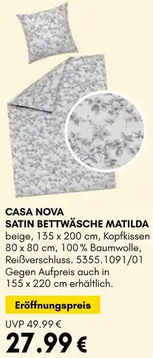 Hardeck Casa nova satin bettwäsche matilda Angebot