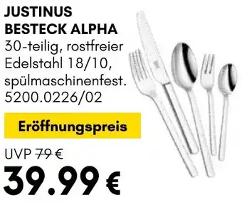 Hardeck Justinus besteck alpha Angebot
