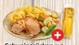 XXXLutz XXXL Schweinerücken mit Pommes frites und Gemüse Angebot